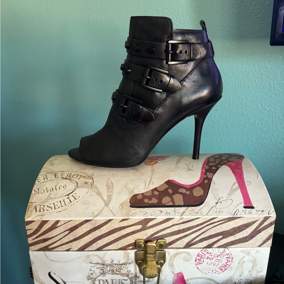 Michael Kors, black leather, size 9 - Picture 11 of 14